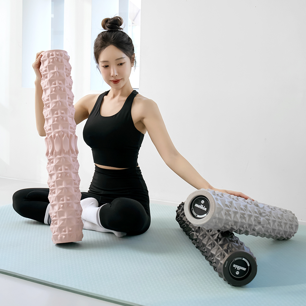 멜킨 폼롤러 멜핏 마사지 돌기 롤러 장요근스트레칭 요가 필라테스 근막 종아리지압 79cm 상세 이미지 6