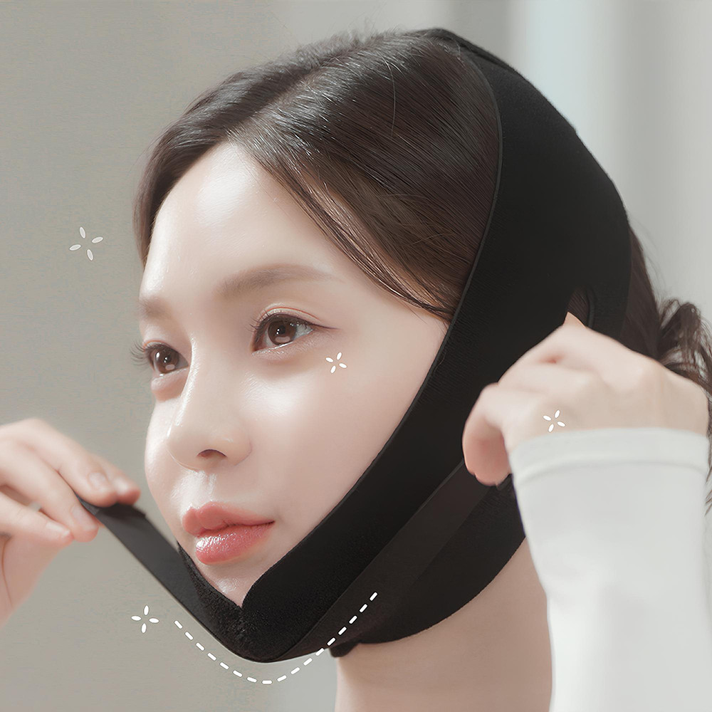 DH메디케어 닥터 리프팅밴드 얼굴 브이라인 땡기미 이중턱 압박 마사지 V 관리 땡김이 - 상품 이미지
