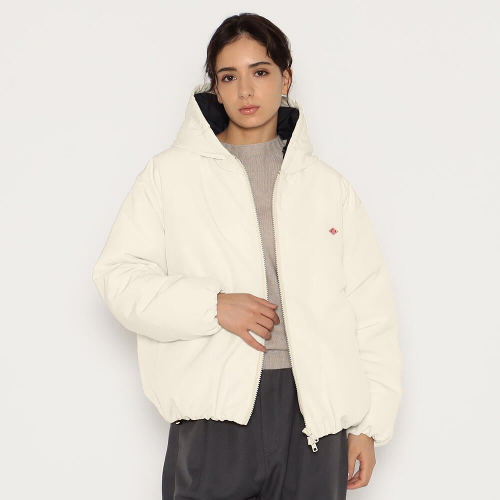 단톤 후리스 HOODED DOWN SHORT JACKET DNB242L101-0025 여성 자켓 - 상세 이미지 2