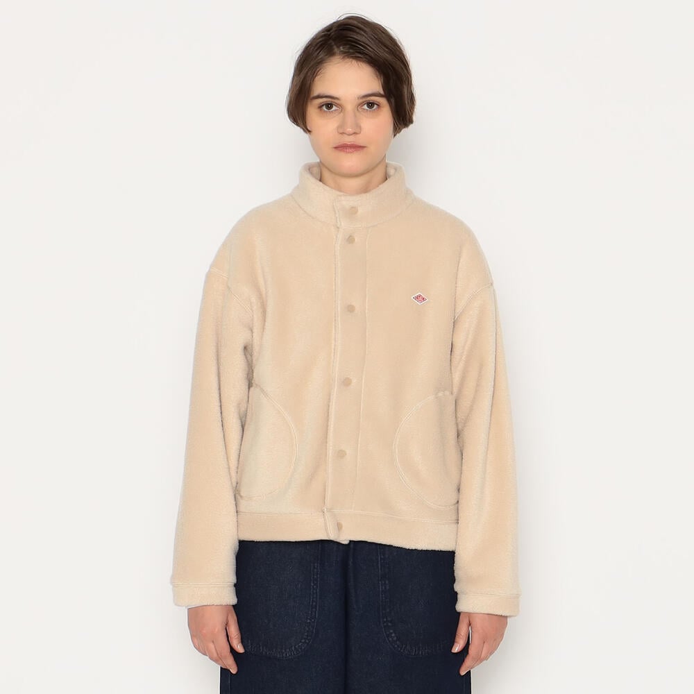 단톤 후리스 DOUBLE FACE BOA STAND COLLAR DNB242L103-0007 여성 자켓 - 상세 이미지 5