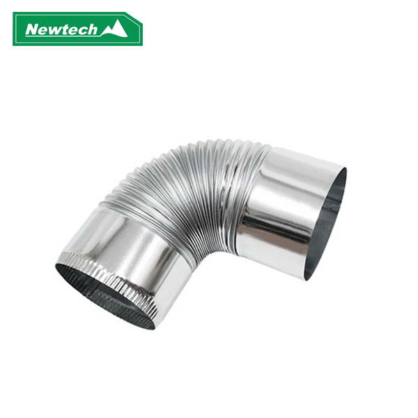 뉴테크캠쿡 난로연통 화목 연탄난로 일자연통 90mm