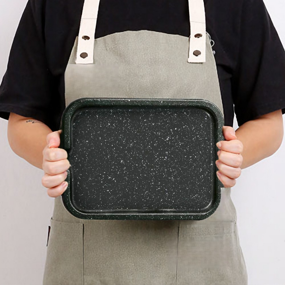 휴텍 국산 미니 1인용 고기 불판 구이팬 삼겹살