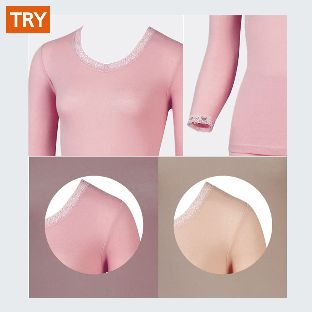 트라이 여성내복 면내복 어르신내복 40수 센트9부 이미지 6