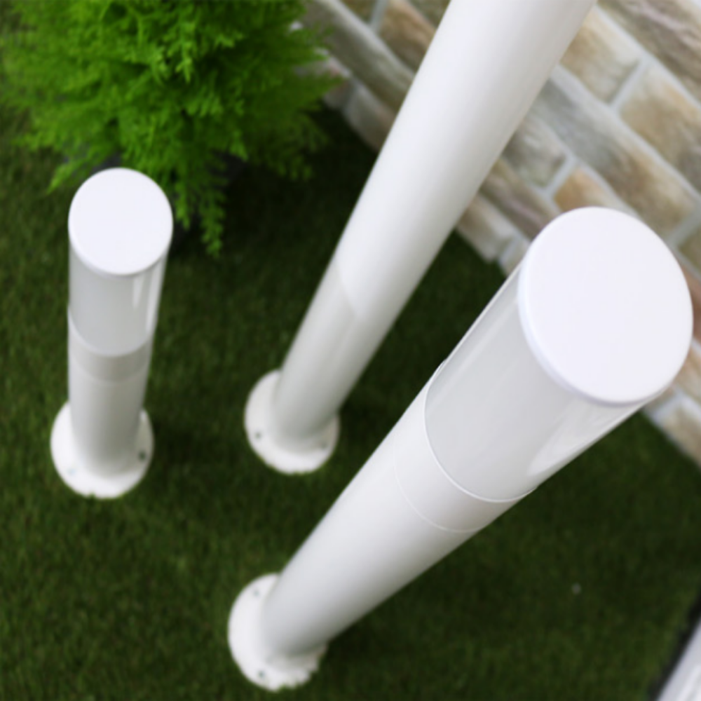 LED 원형 전기 정원등 잔디등 가로등 열주등 외등 화이트/43CM 이미지 7