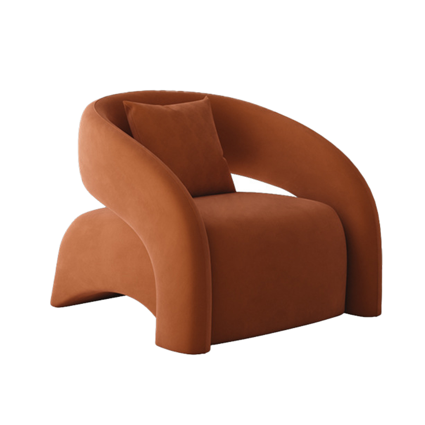 스크럽스웨이드 1인 거실 침실 카페 매장 소파