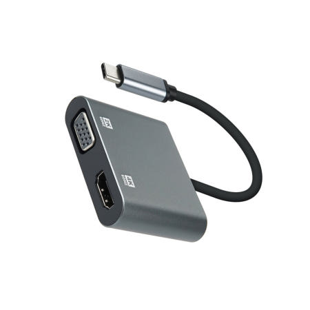 USBC타입 to HDMI RGB 젠더 듀얼모니터 연결 4K TV미러링 맥북 CFW585