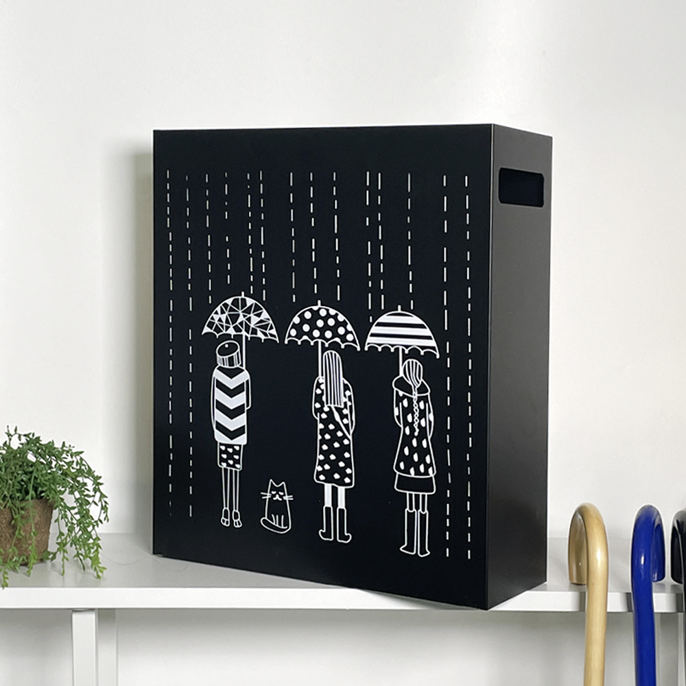 설렘하우스 일러스트2탄 개업선물 철제우산꽂이 우산꽃이 로고주문제작