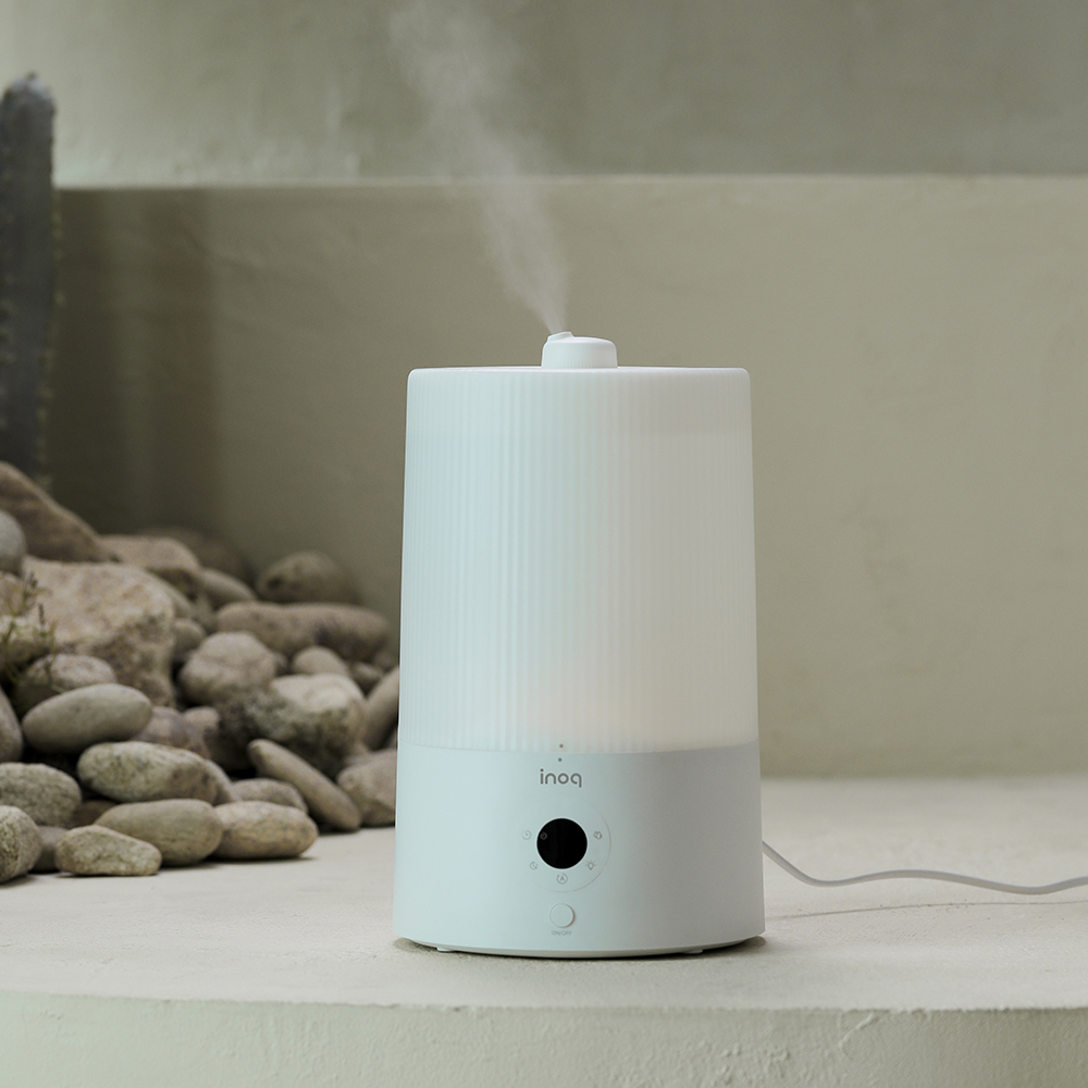 통세척 가습기 무드등 4L 초음파가습기 자동습도조절 리모컨