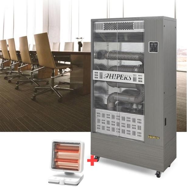 원적외선온풍기 산업용 곱창히터 공장돈풍기 등유온열기 32평형 - 상품 이미지