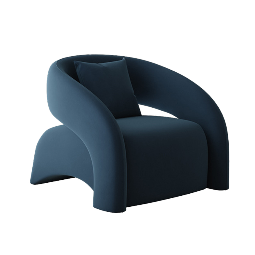 스크럽스웨이드 1인 거실 침실 카페 매장 소파