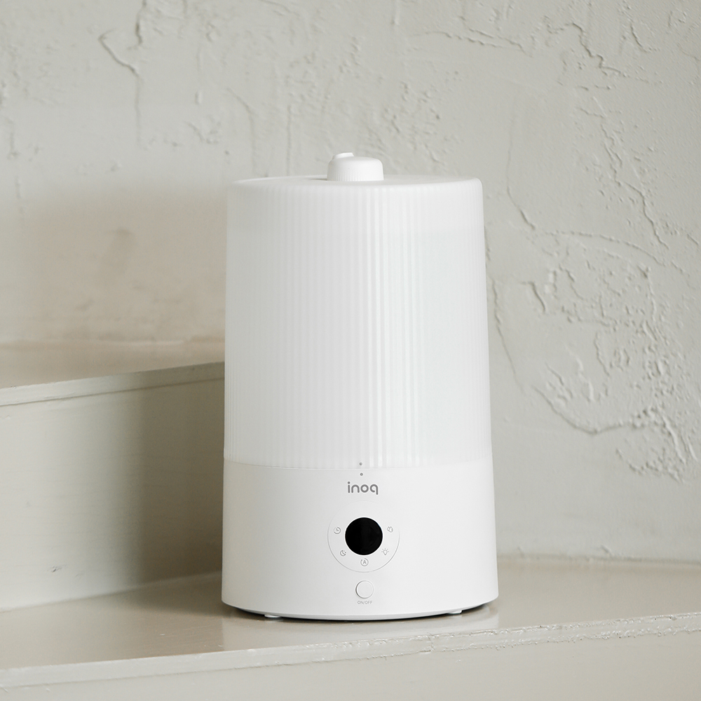 통세척 가습기 무드등 4L 초음파가습기 자동습도조절 리모컨