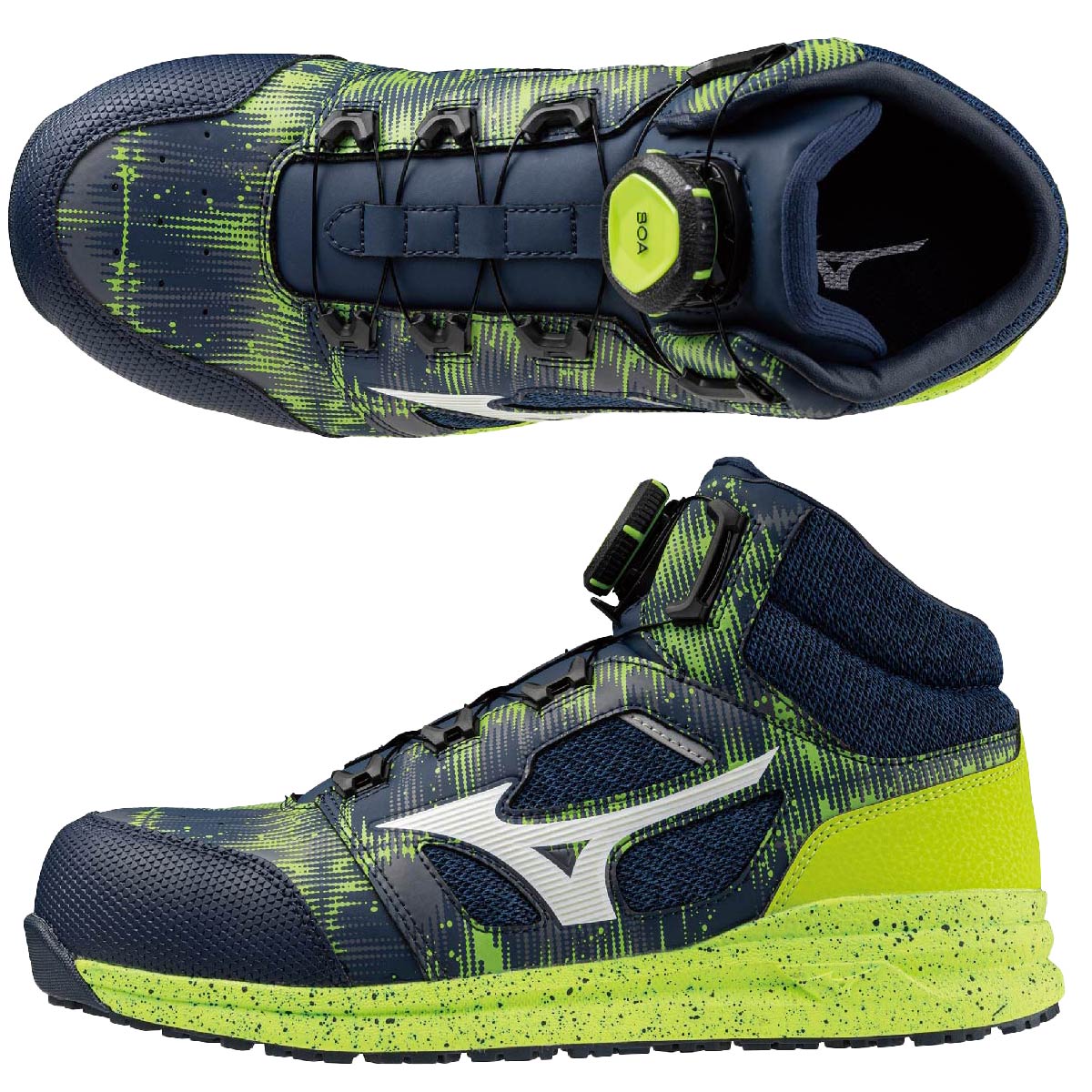 미즈노 MIZUNO 올마이티 경량 안전화 미끄럼방지 작업화 LS2 73M - 상세 이미지 3