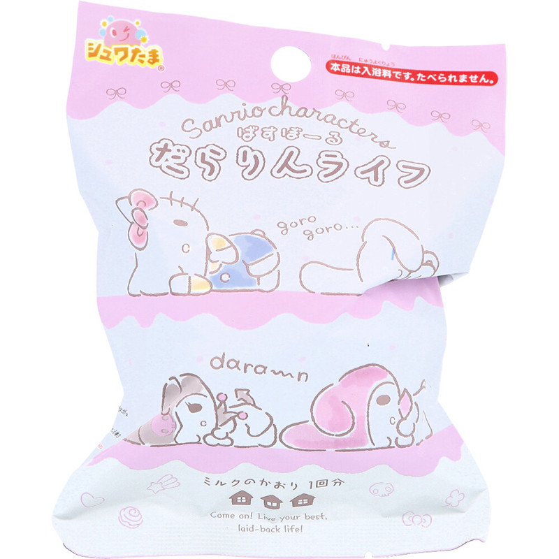 산리오캐릭터즈 축 늘어진 라이프 캐릭터 마스코트 바스볼 입욕제 밀크향 1개입 75g - 욕실/입욕용품 - 하카타몰
