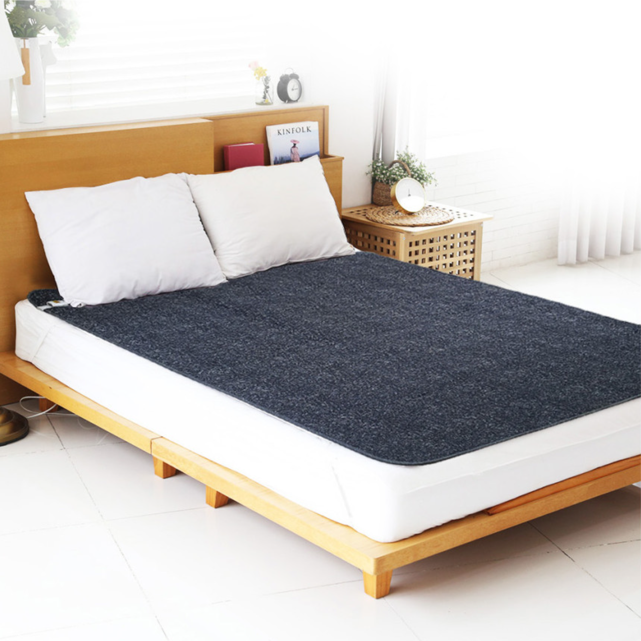 한일의료기 5세대 그래핀 탄소 온열 전기요 고급형 전기 매트 전기장판 카본 싱글