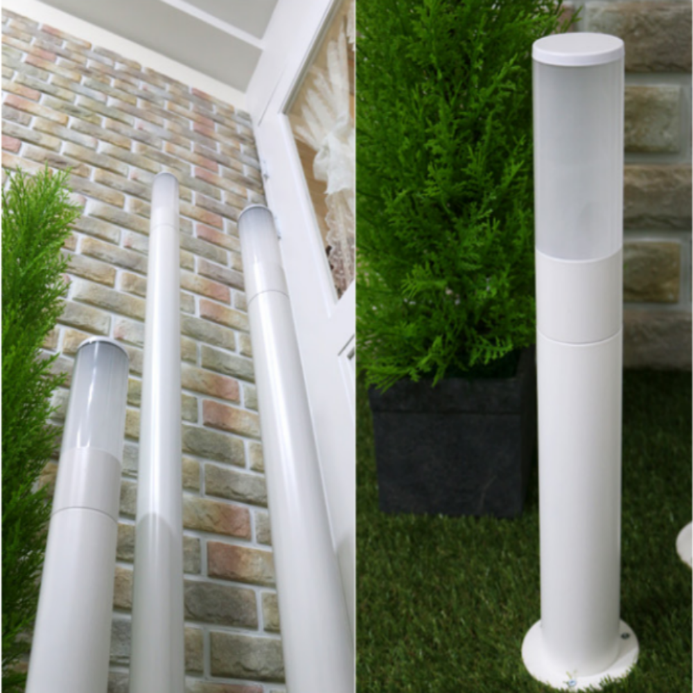 LED 원형 전기 정원등 잔디등 가로등 열주등 외등 화이트/43CM - 상세 이미지 5