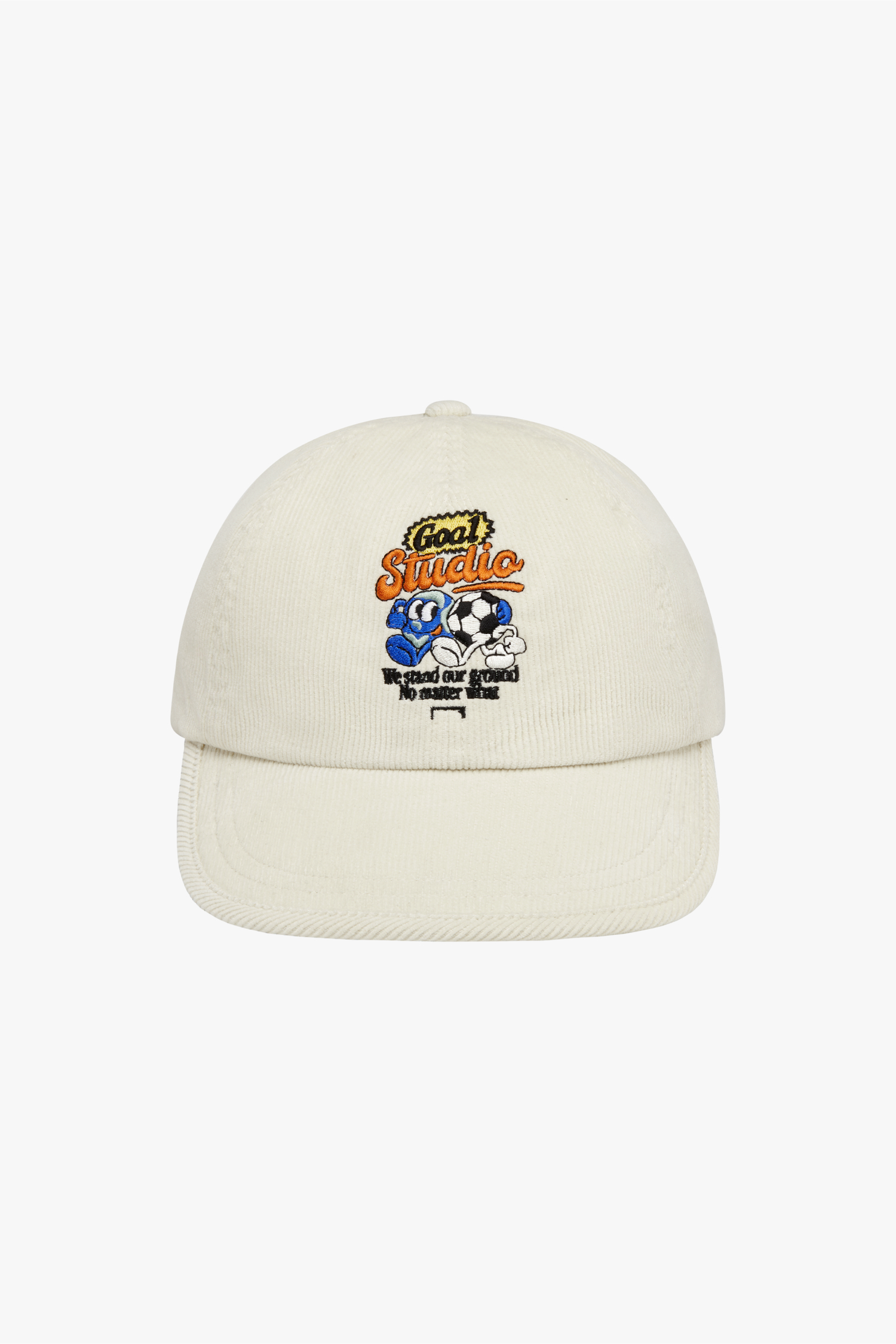 GRAFFITI CORDUROY DUCKBILL CAP-OFF WHITE - 상세 이미지 2