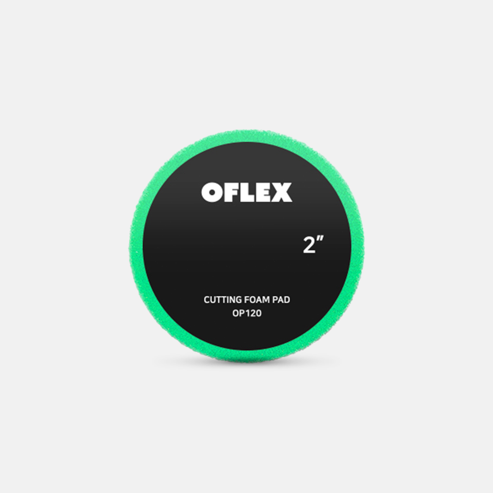 오플렉스 컷팅 폼패드 그린 50mm OP120 (싱글/듀얼 초벌용) - 메인 이미지