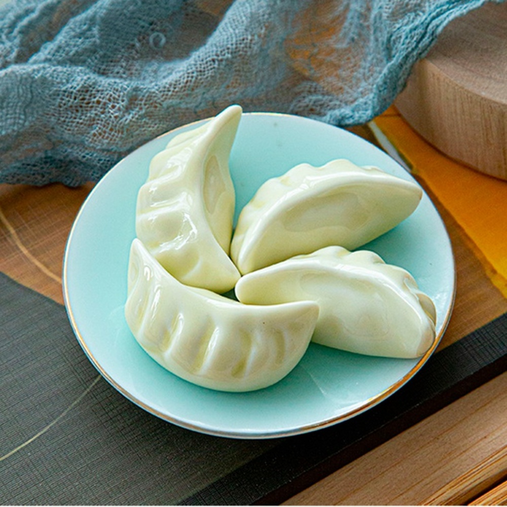 도자기 만두 수저받침 귀여운 젓가락 받침대 - 상세 이미지 3