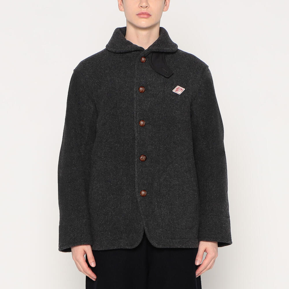 단톤 자켓 WOOL PILE ROUND COLLAR DNB242M101-0018 남성 자켓 - 상세 이미지 2
