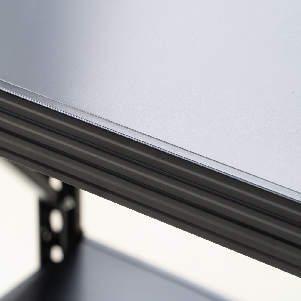 코어 중량랙 산업용 철제선반 무볼트 조립식 앵글 창고 15006001500 4단 블랙