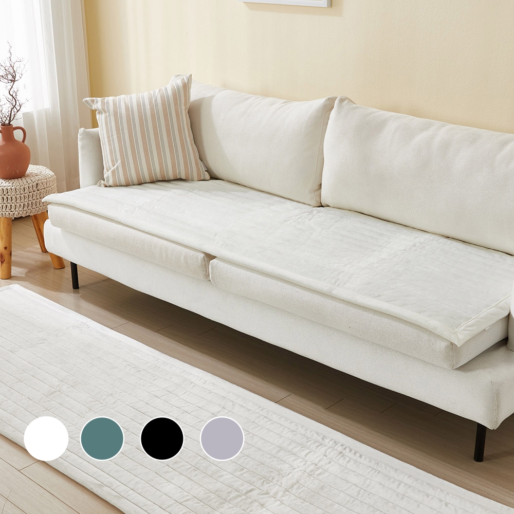 국산 극세사 쇼파패드 4인용 겨울 소파 매트 레이즈