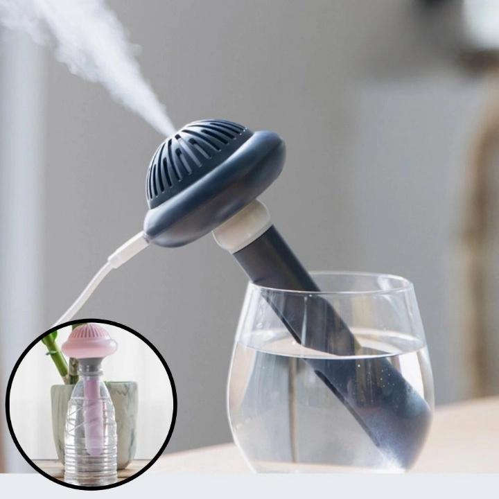 페트병 얼굴가습기 무선 미니 휴대용 우주선가습기 제품 이미지