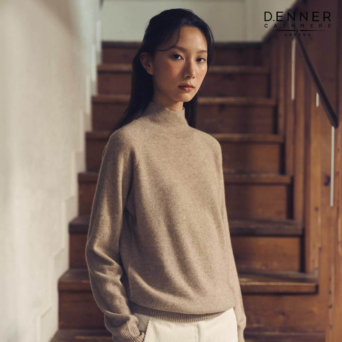 [신세계단독] 데너   몽골리안 캐시미어100 엘리 풀오버
