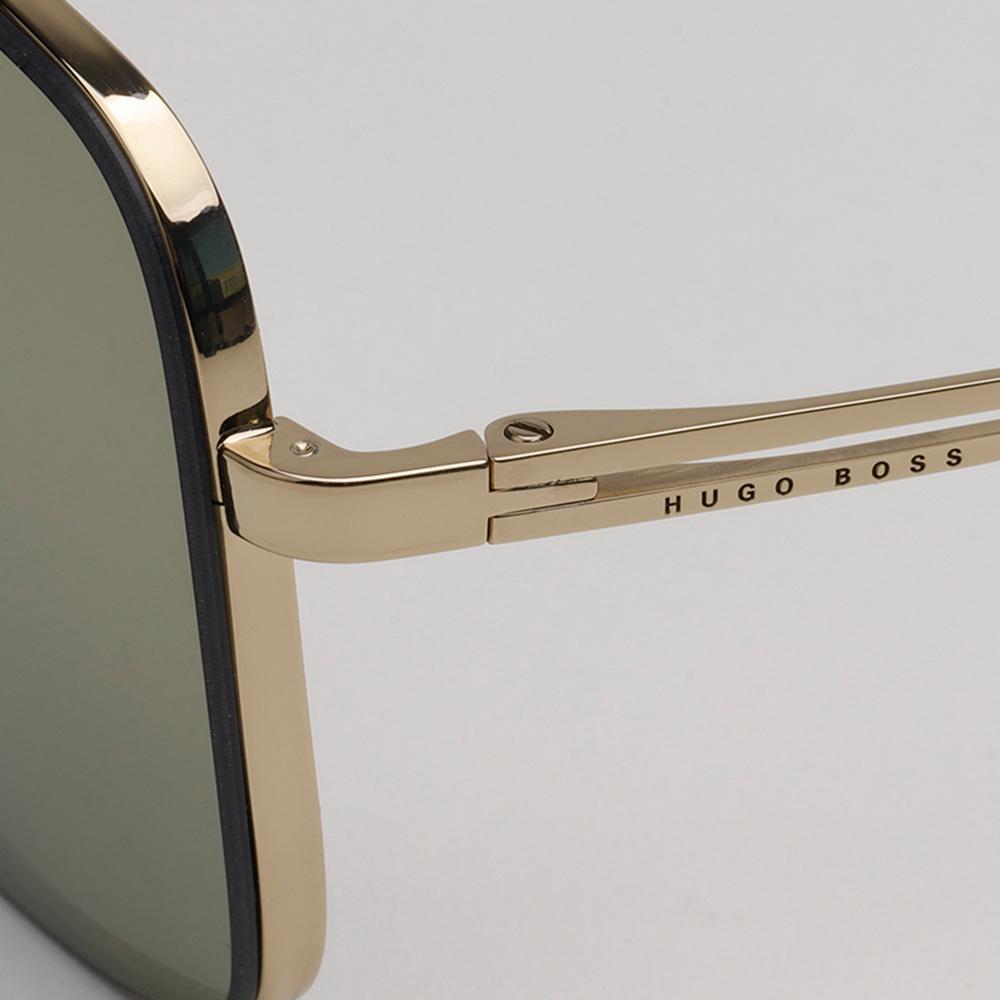 휴고 보스 선글라스 BOSS1325S J5GUE 투브릿지 메탈테 골드 미러 : LOOKPLUS