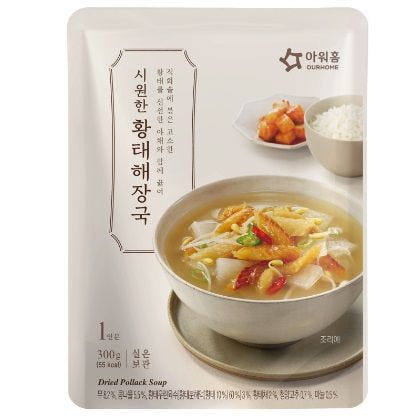 아워홈 행복한맛남 시원한 황태해장국 300g 1BOX(12입)