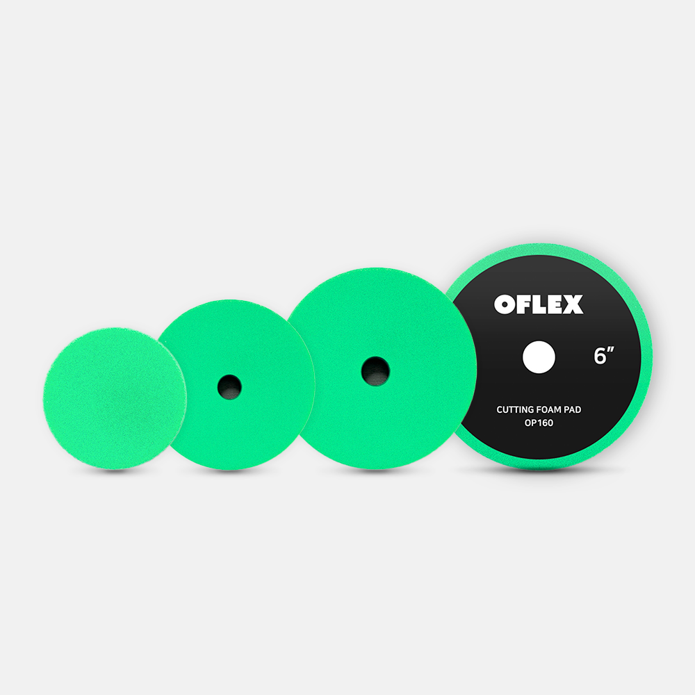오플렉스 컷팅 폼패드 그린 50mm OP120 (싱글/듀얼 초벌용) - 상세 이미지 3