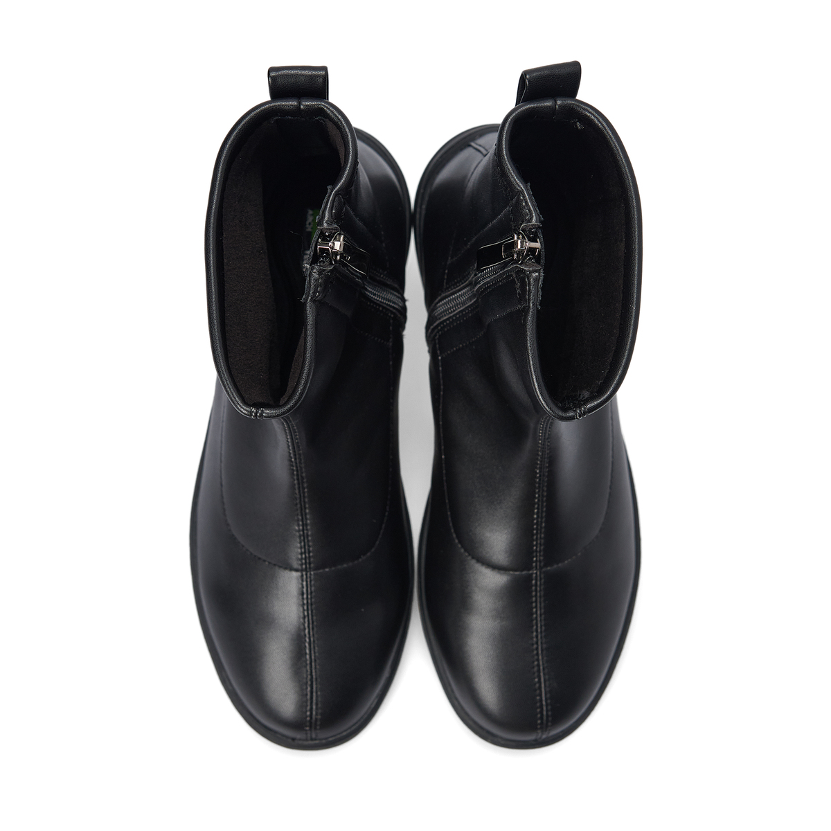 [기모안감] 230~255 데이워크 발편한 아치깔창 여성 앵클 스판 부츠 코이 블랙 DW30051-BK - 상세 이미지 4