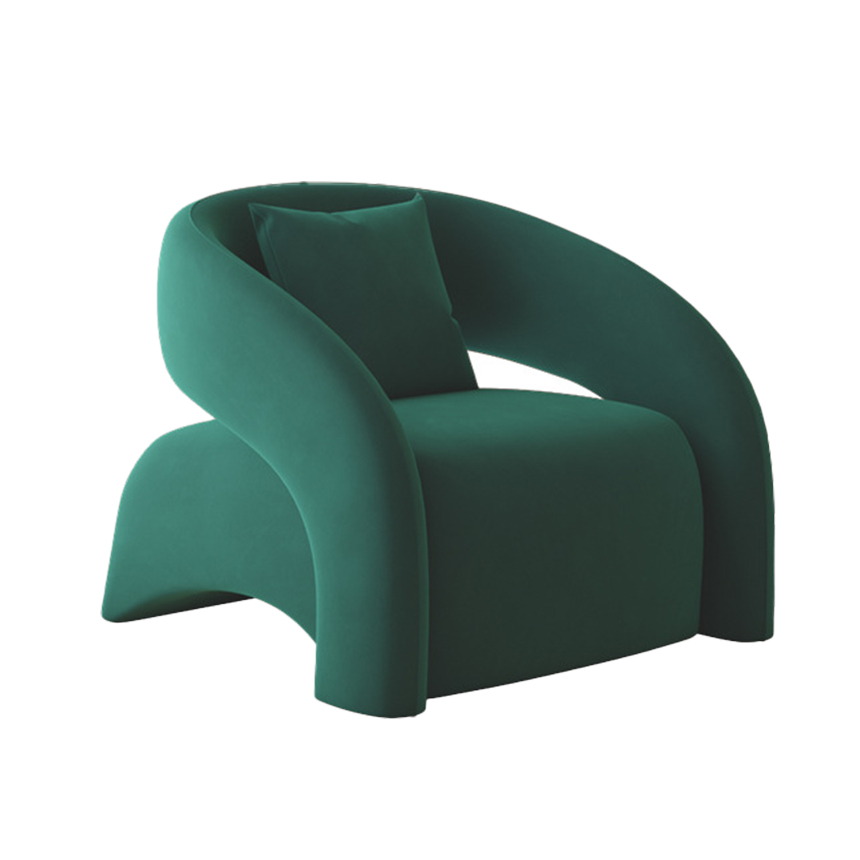 스크럽스웨이드 1인 거실 침실 카페 매장 소파