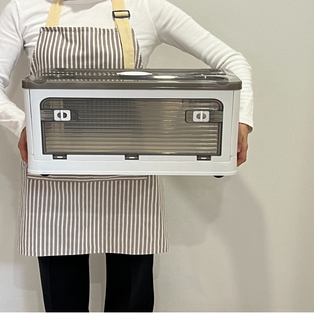 늘바론 폴딩 리빙박스 접이식 옷 오픈형 이동식 수납 정리함 소형