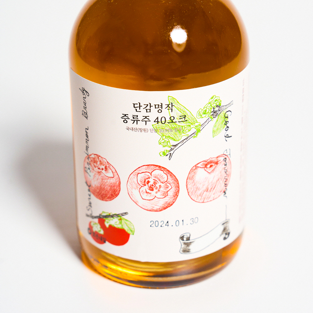 단감명작 오크 40도 375ml 단감주 맑은내일 - 상세 이미지 2