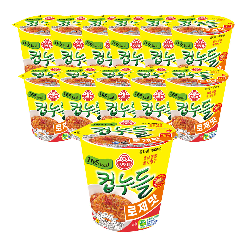 오뚜기 컵누들 로제맛 49.8g, 12개
