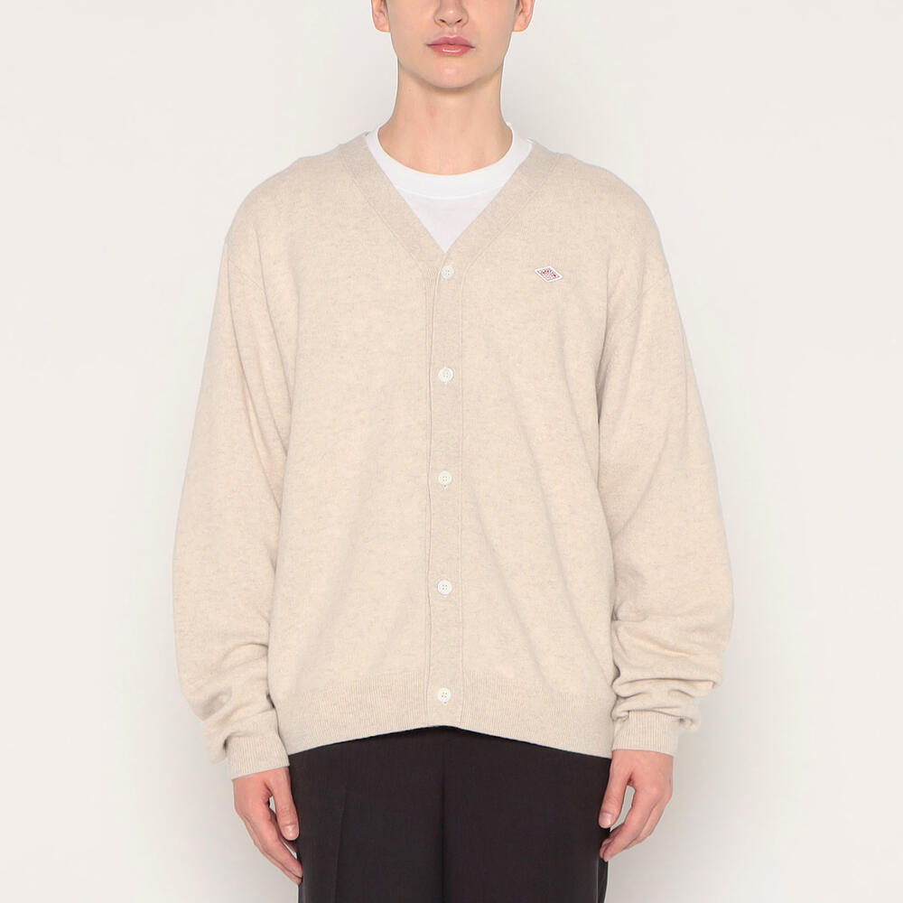 단톤 가디건 LAMBSWOOL V NECK KNIT DNB242M102-0002 남성 울 가디건 - 상세 이미지 4