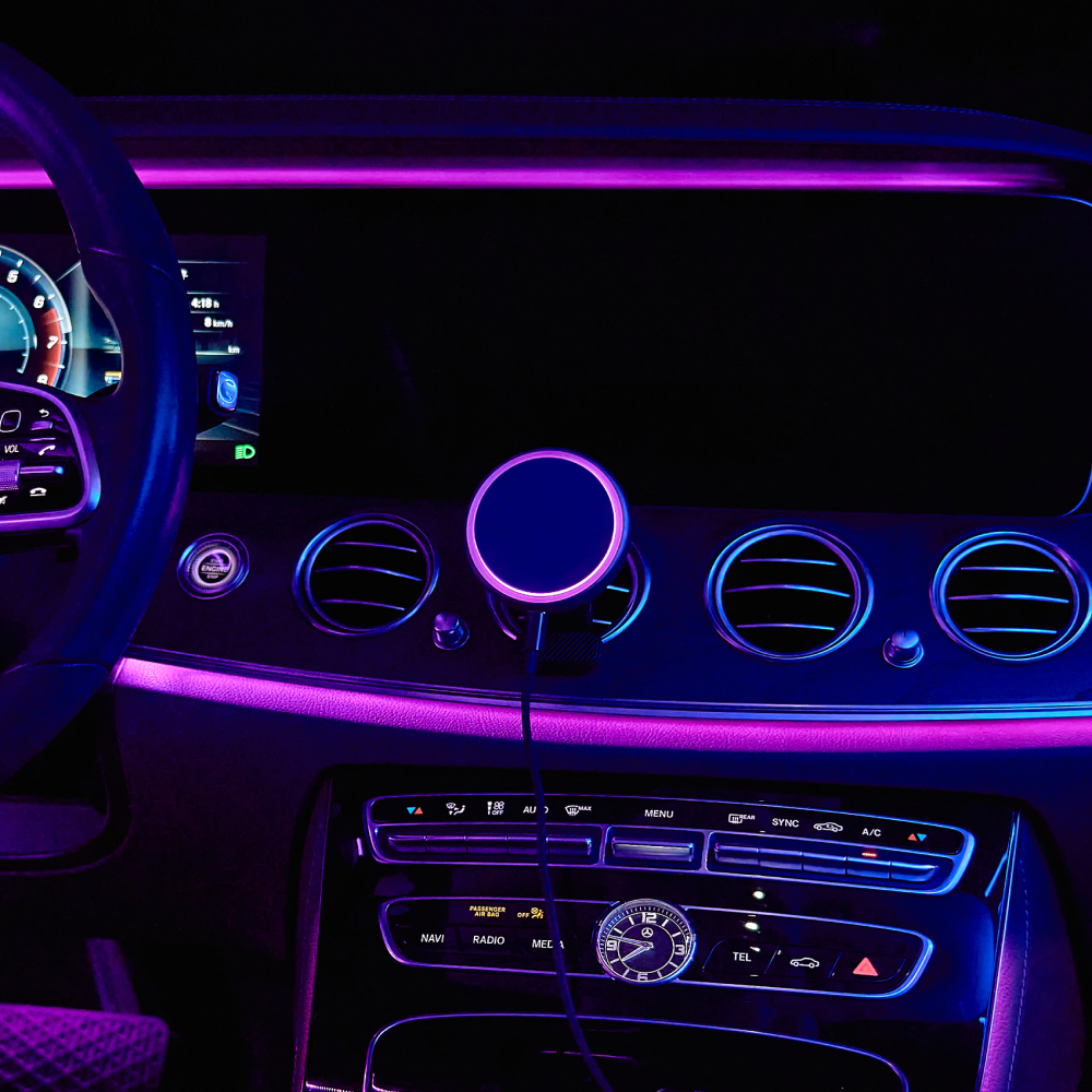 카플 더마운트 마그네틱 맥세이프 호환 거치대 Qi2 풀알류미늄 차량용 핸드폰 무선충전기