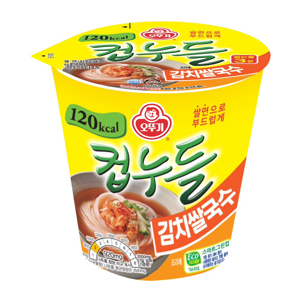 오뚜기 컵누들 김치 쌀국수 34.8g - 메인 이미지