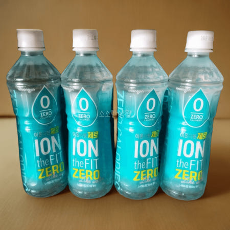 이온더핏 제로 액티브 500ml 24개 제로칼로리 이온음료 수분보충 비타민 PET