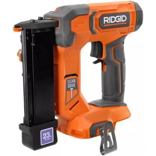 RIDGID 18V 무선 23 게이지 1-38인치. 헤드리스 핀 네일러 도구 전용 R09898B : 차차주몰22