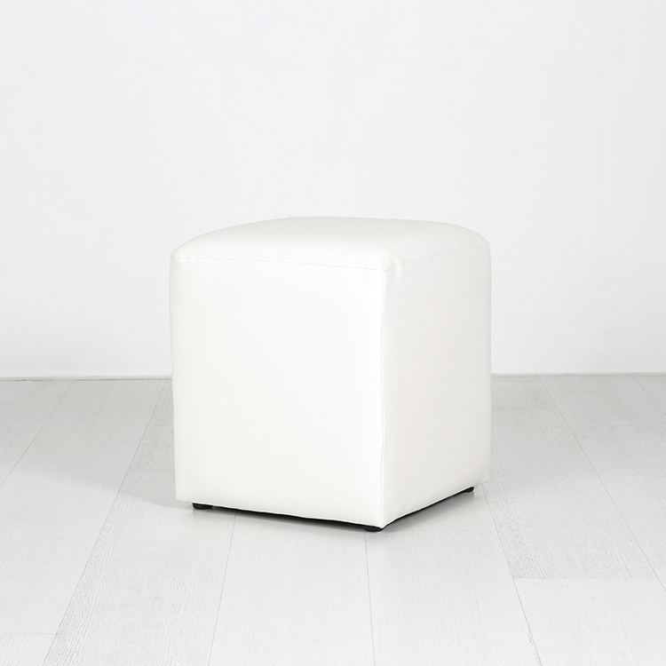 앰보 사각스툴 밀크 5120.4424