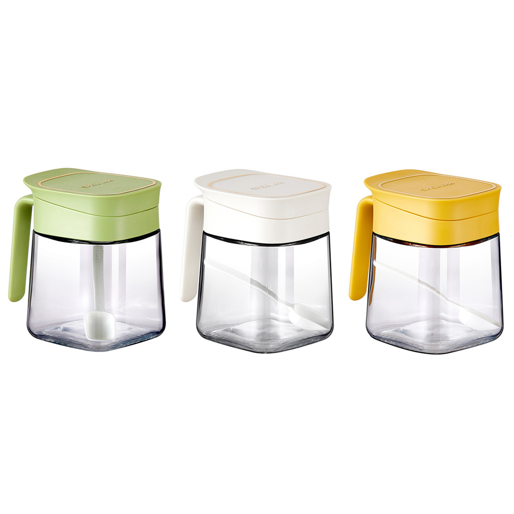 원터치 스푼 양념통 설탕 고추가루 조미료통 소금통 300ml