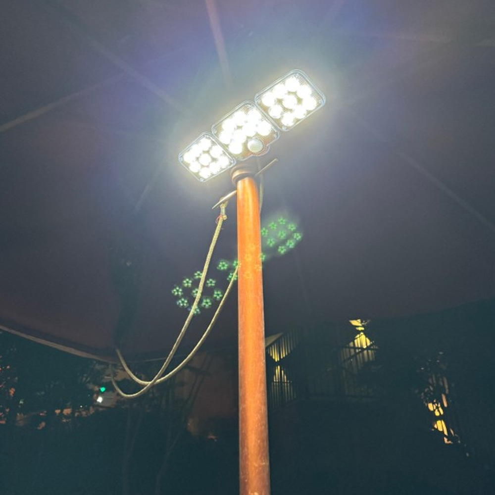 솔라콤 태양광 센서등 조명 태양열 정원등 LED 가로등 120