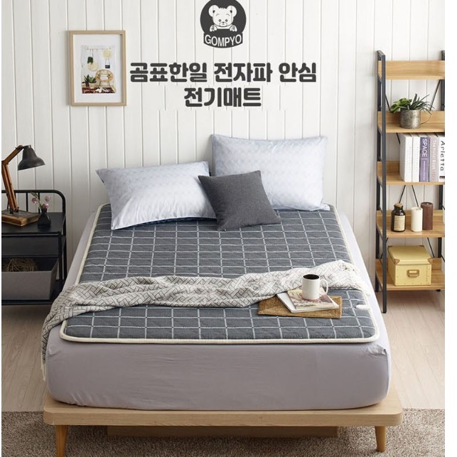 두꺼운 전기요 싱글 침대용 전기요 거실 전자파없는 전기매트