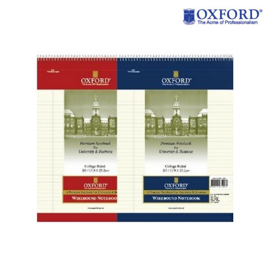 옥스포드 노트 스프링노트 B5 상철 유선 줄공책 제품 이미지