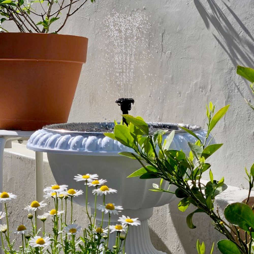 솔라콤 태양광 분수 미니 분수대 정원 연못 실내