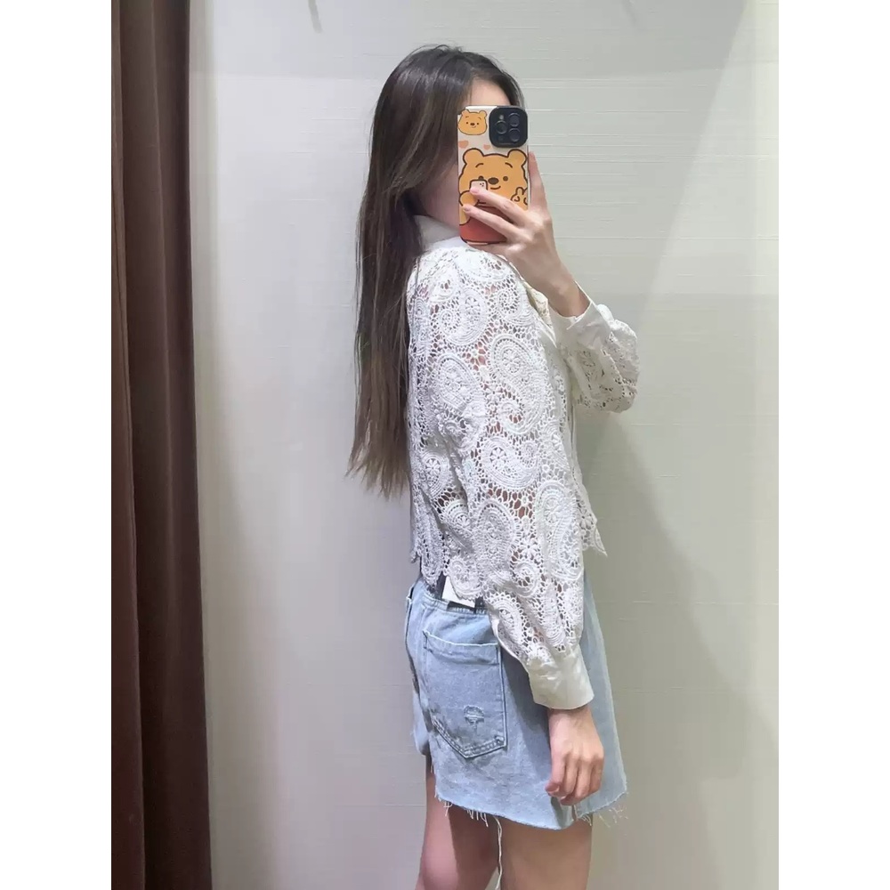 다리미 패밀리 6화 양혜지 셔츠 블라우스 이차림 레이스 시스루 의상 옷 패션 - 상세 이미지 4