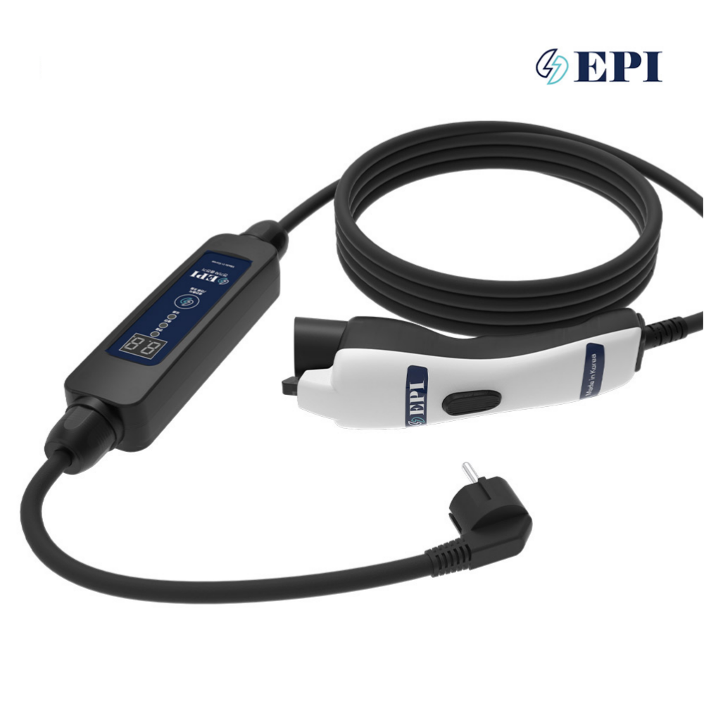 EPI 전기차충전기 가정용 완속 충전케이블 국산 휴대용 이동형 220v 5M