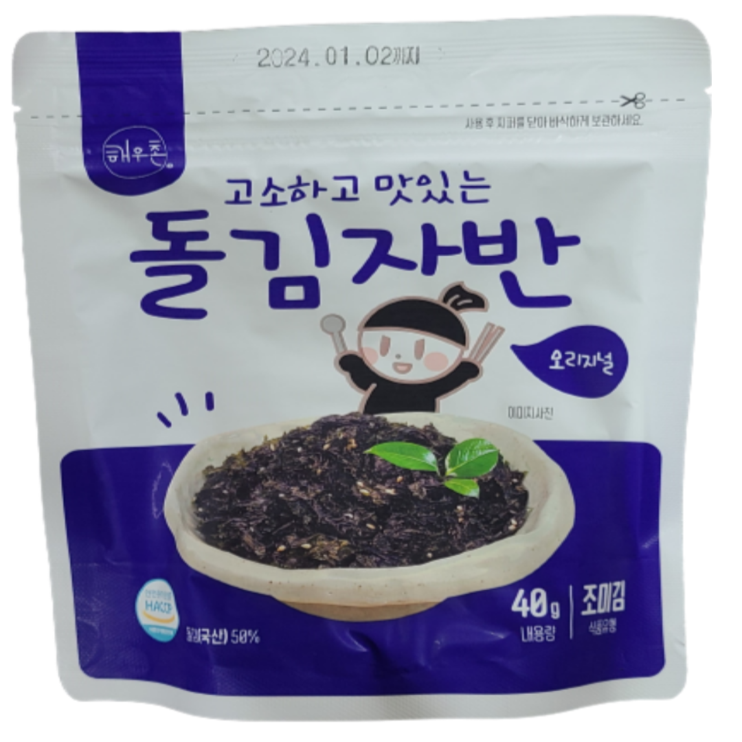 해우촌 김자반 돌자반 돌김자반 김가루 김볶음 돌자반볶음 두원푸드 40g 20개 1박스 - 메인 이미지
