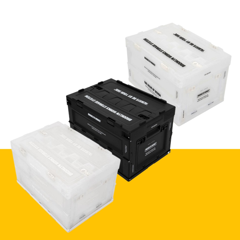 브루클린웍스 폴딩박스 캠핑박스 제트박스 Z박스 정리 수납 접이식 배달 사각 상자 2.0 50L